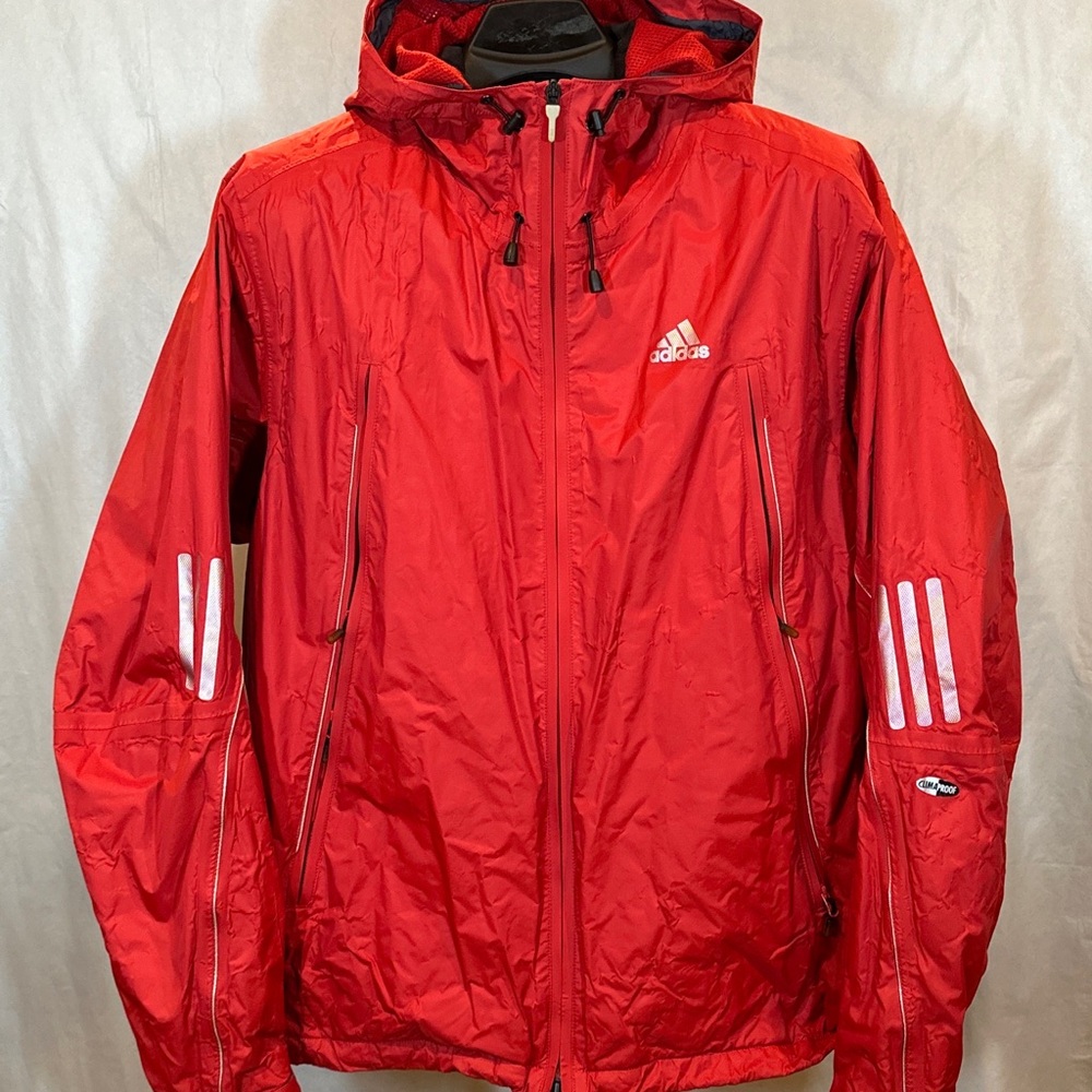 Vintage Adidas Outdoor Climaproof Hiking Jacket Men's Size XL - Red